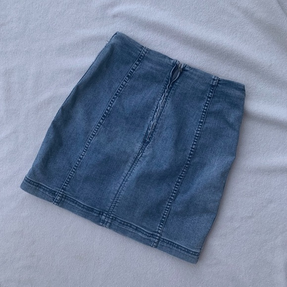 Free People denim mini skirt - Picture 4 of 7